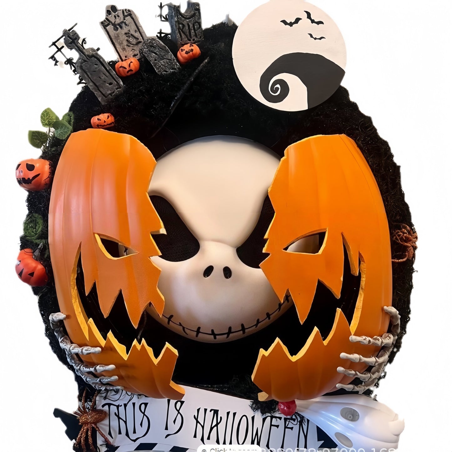 💀Nightmare Pumpkin Wreath🎃