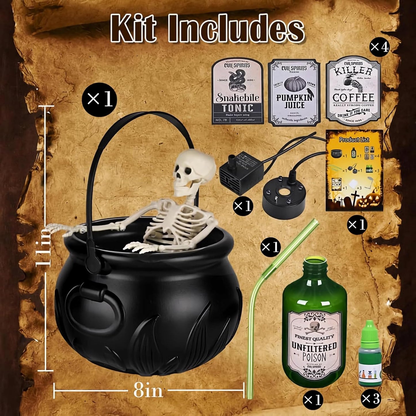 🧙♀️ Magic Floating Potion Bottles and Diffuser Set (1PCS)