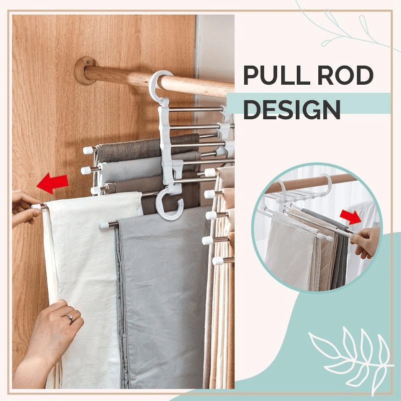 (🔥Hot Sale NOW- SAVE 49% OFF) Multifunctional Pants Rack(BUY 2 FREE SHIPPING NOW!)