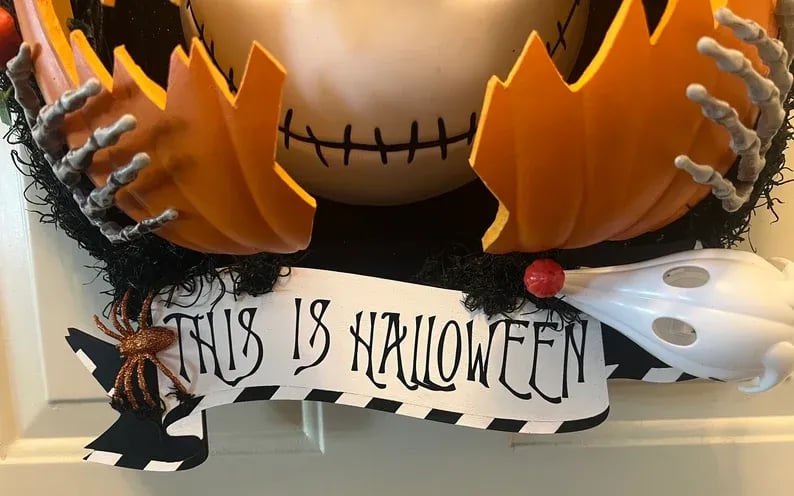 💀Nightmare Pumpkin Wreath🎃