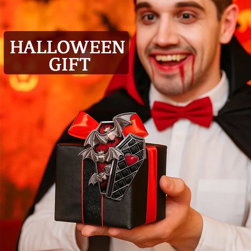 Gothic Bat & Coffin Projection Light !🎃🦇