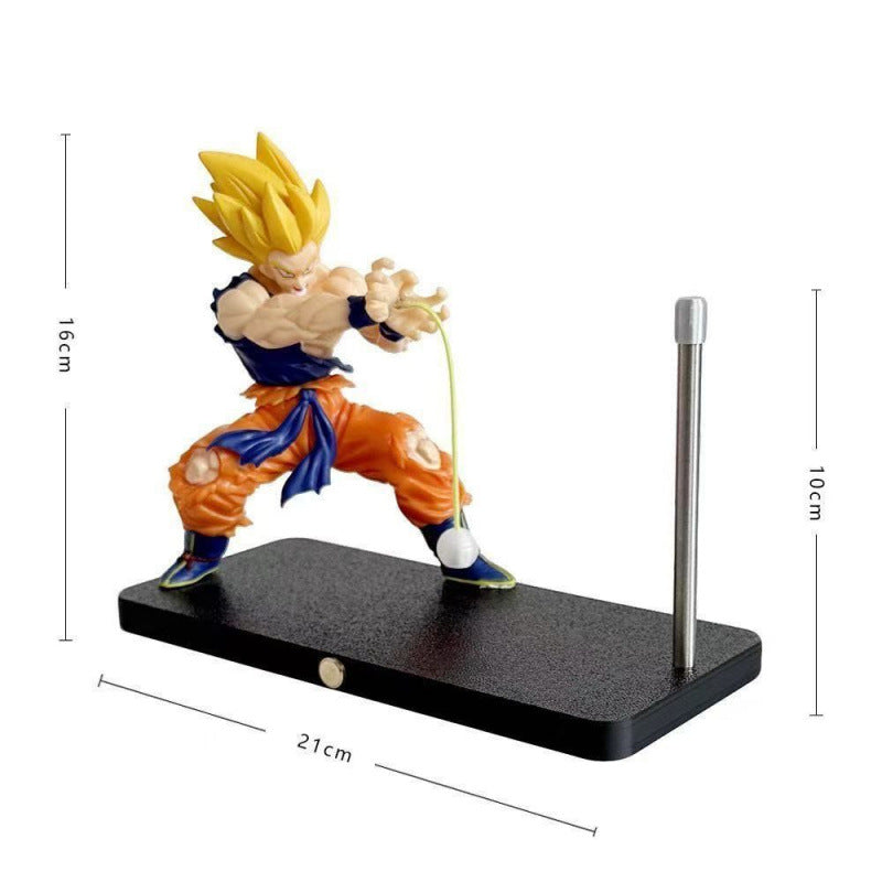 Dragon Ball Z Goku Kamehameha Night Light – Magnetic Ambient Lamp, Anime Figure Desk Decoration