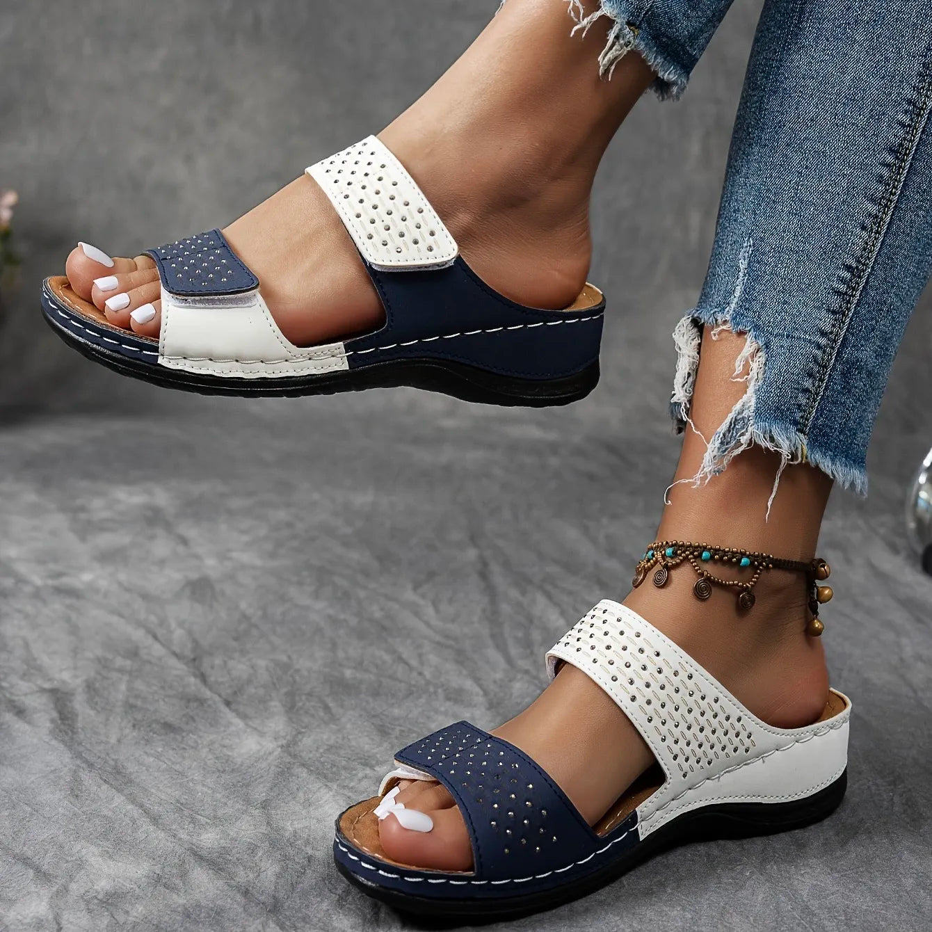 Women's Casual Breathable Slip On Orthopaedic Sandals