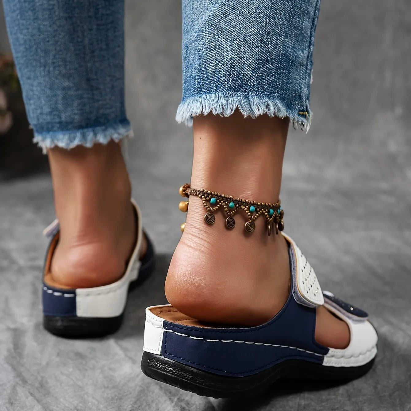 Women's Casual Breathable Slip On Orthopaedic Sandals