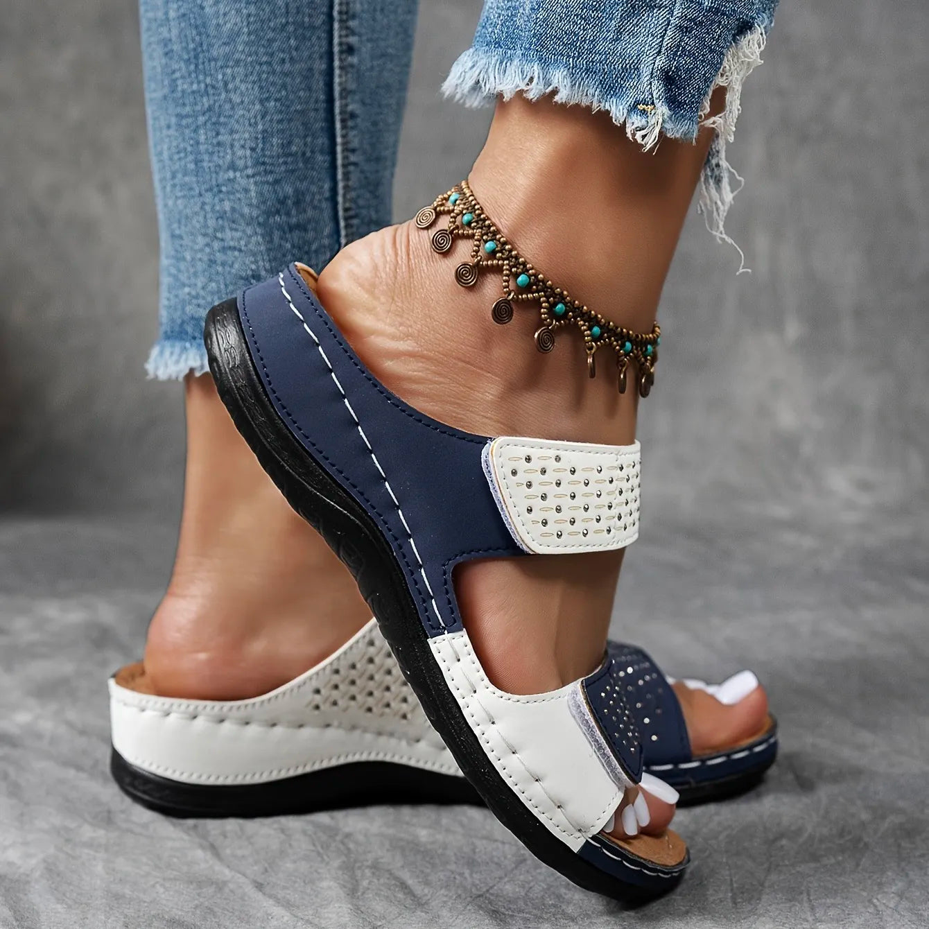Women's Casual Breathable Slip On Orthopaedic Sandals