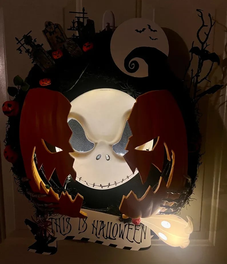 💀Nightmare Pumpkin Wreath🎃