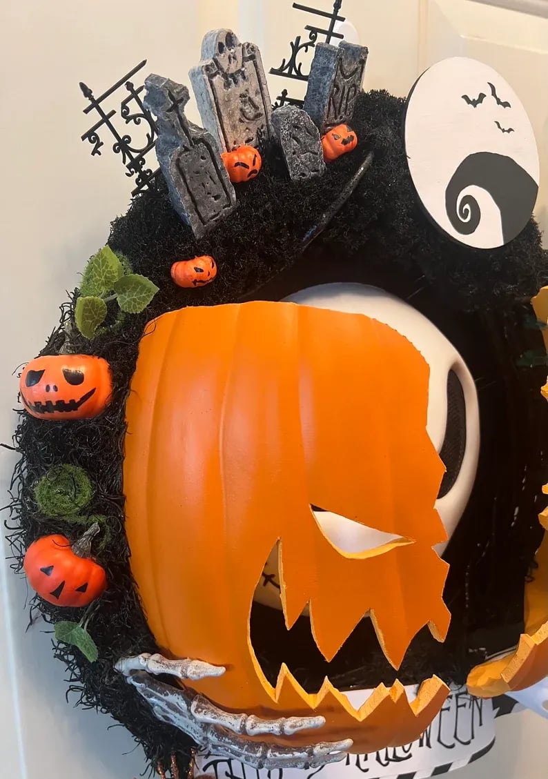 💀Nightmare Pumpkin Wreath🎃