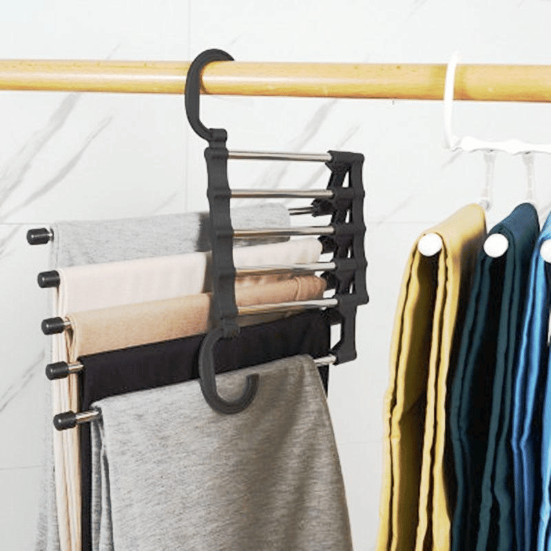 (🔥Hot Sale NOW- SAVE 49% OFF) Multifunctional Pants Rack(BUY 2 FREE SHIPPING NOW!)