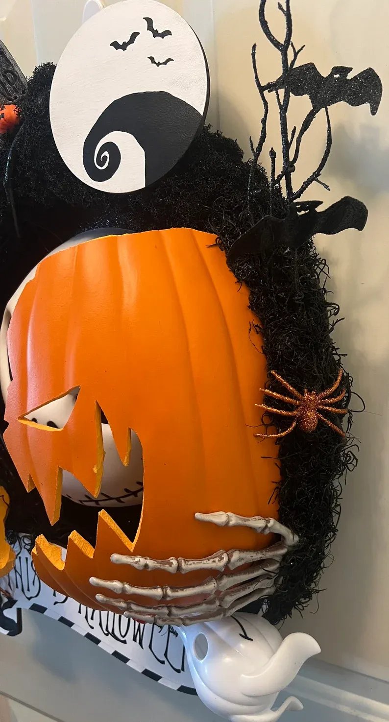 💀Nightmare Pumpkin Wreath🎃
