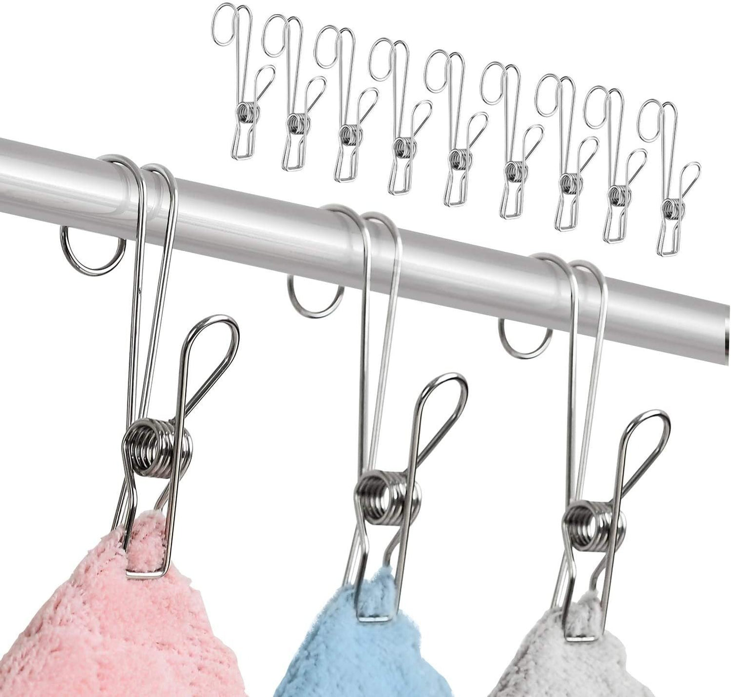Early Summer Hot Sale 49% OFF - 304 Stainless Steel Metal Long Tail Clip(6 pcs/set)BUY 3 GET 1 FREE NOW