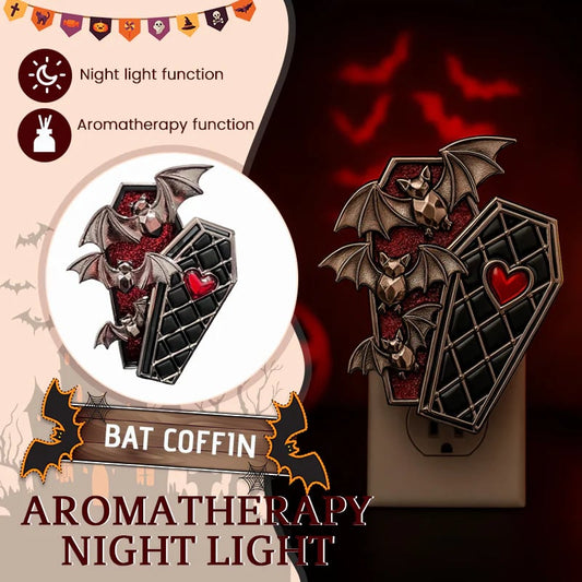 Gothic Bat & Coffin Projection Light !🎃🦇